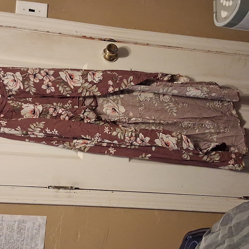Love J Floral Mauve Jumpsuit - Picture 2 of 6